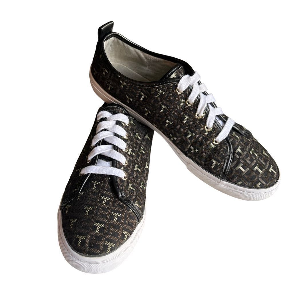 Tommy Hilfiger Logo Lace-Up Shoes -Sz 9 - Picture 10 of 10